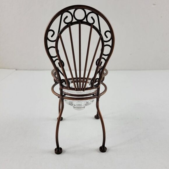 Metal Chair Taper Candlestick Holder - Picture 5 of 8
